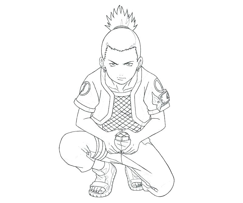 Kakashi Coloring Page at GetDrawings | Free download