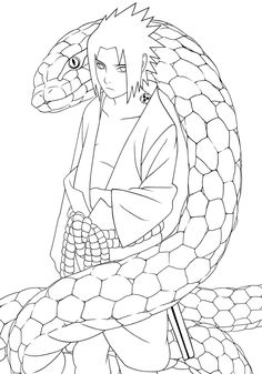 Kakashi Hatake Coloring Pages at GetDrawings | Free download