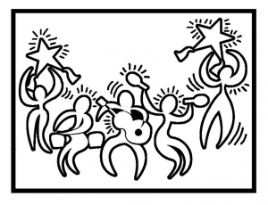 Keith Haring Coloring Pages at GetDrawings | Free download