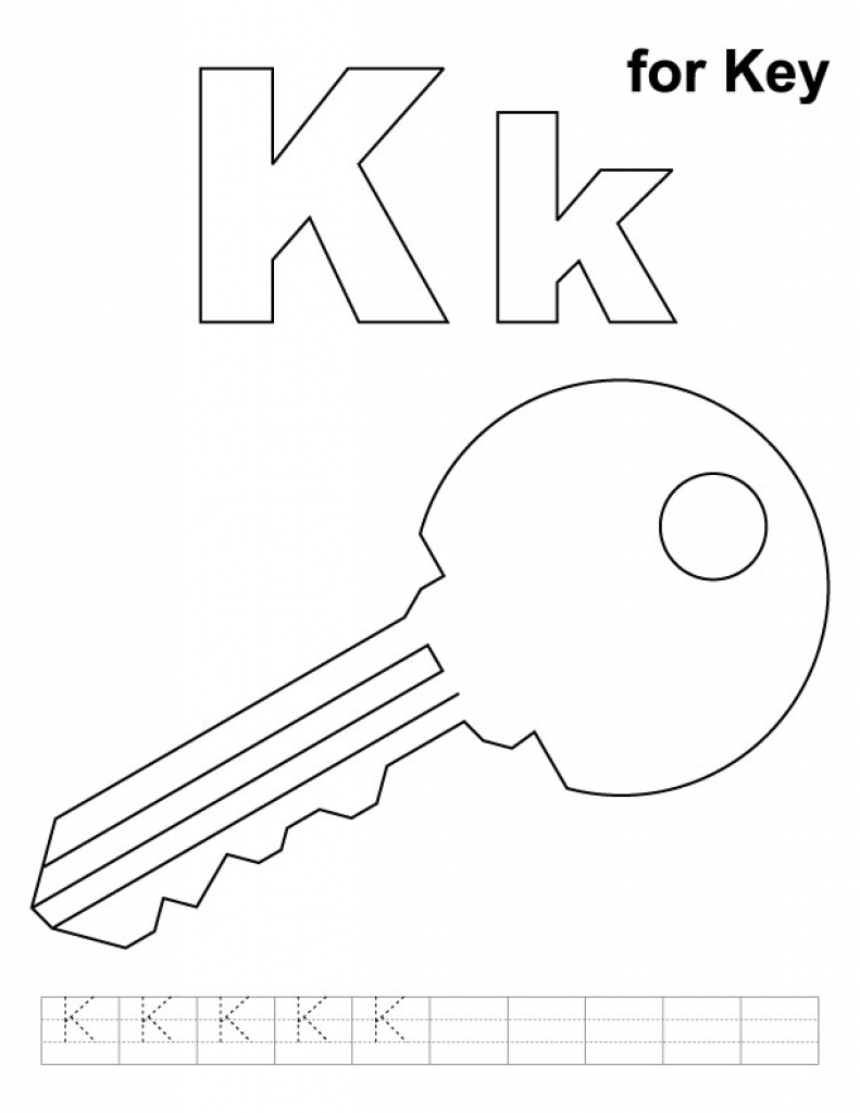 Key Coloring Page At Getdrawings Free Download