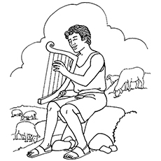 King David Coloring Pages at GetDrawings.com | Free for personal use