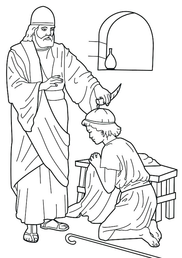 King Saul And David Coloring Pages at GetDrawings | Free download