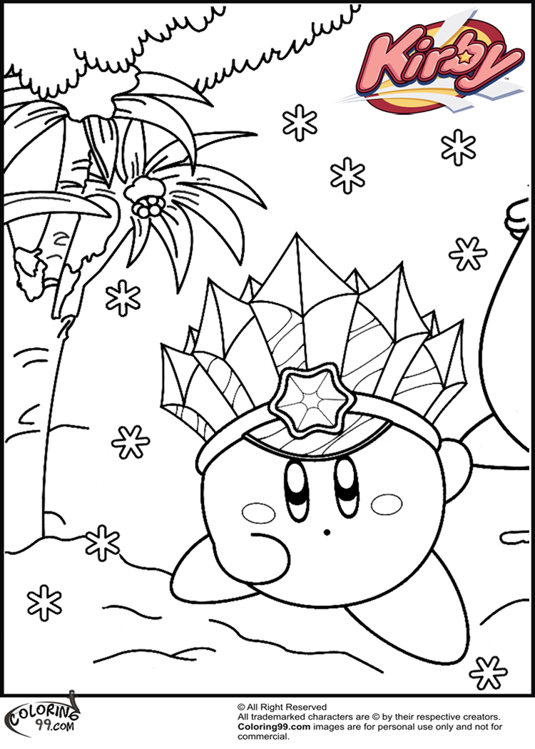 Kirby Coloring Pages : Kirby Coloring Page - Coloring Home - They will