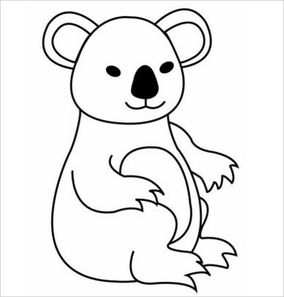 koala-line-drawing-at-getdrawings-free-download