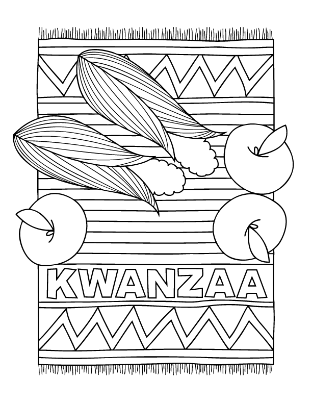 Kwanzaa Symbols Coloring Pages at GetDrawings | Free download