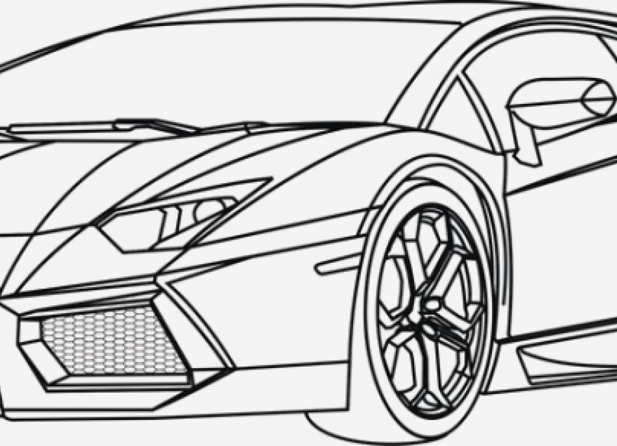 Lamborghini Aventador Coloring Pages at GetDrawings | Free download
