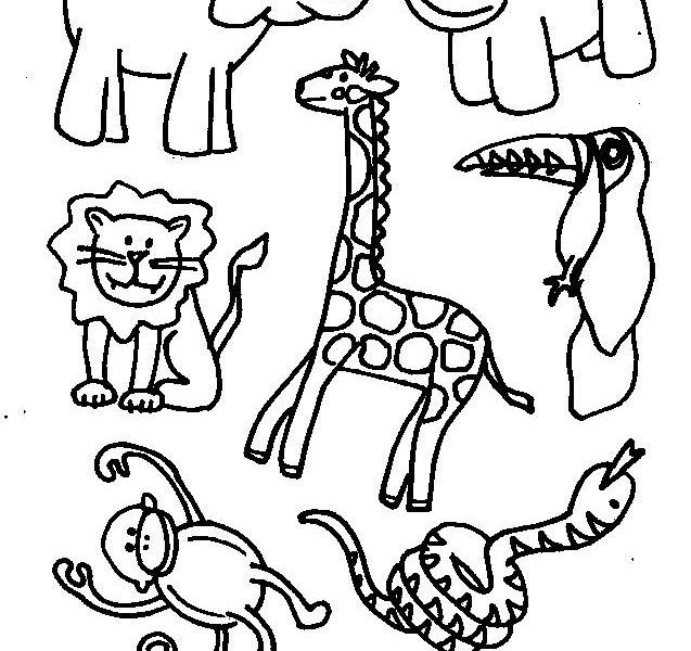 Land Animals Coloring Pages At Getdrawings Free Download