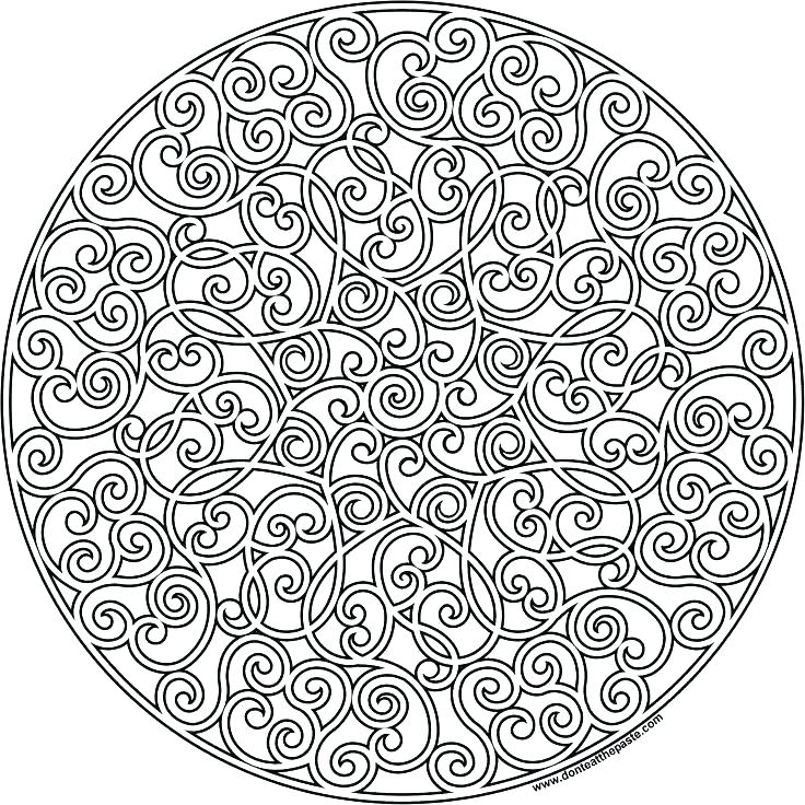 Large Mandala Coloring Pages at GetDrawings | Free download