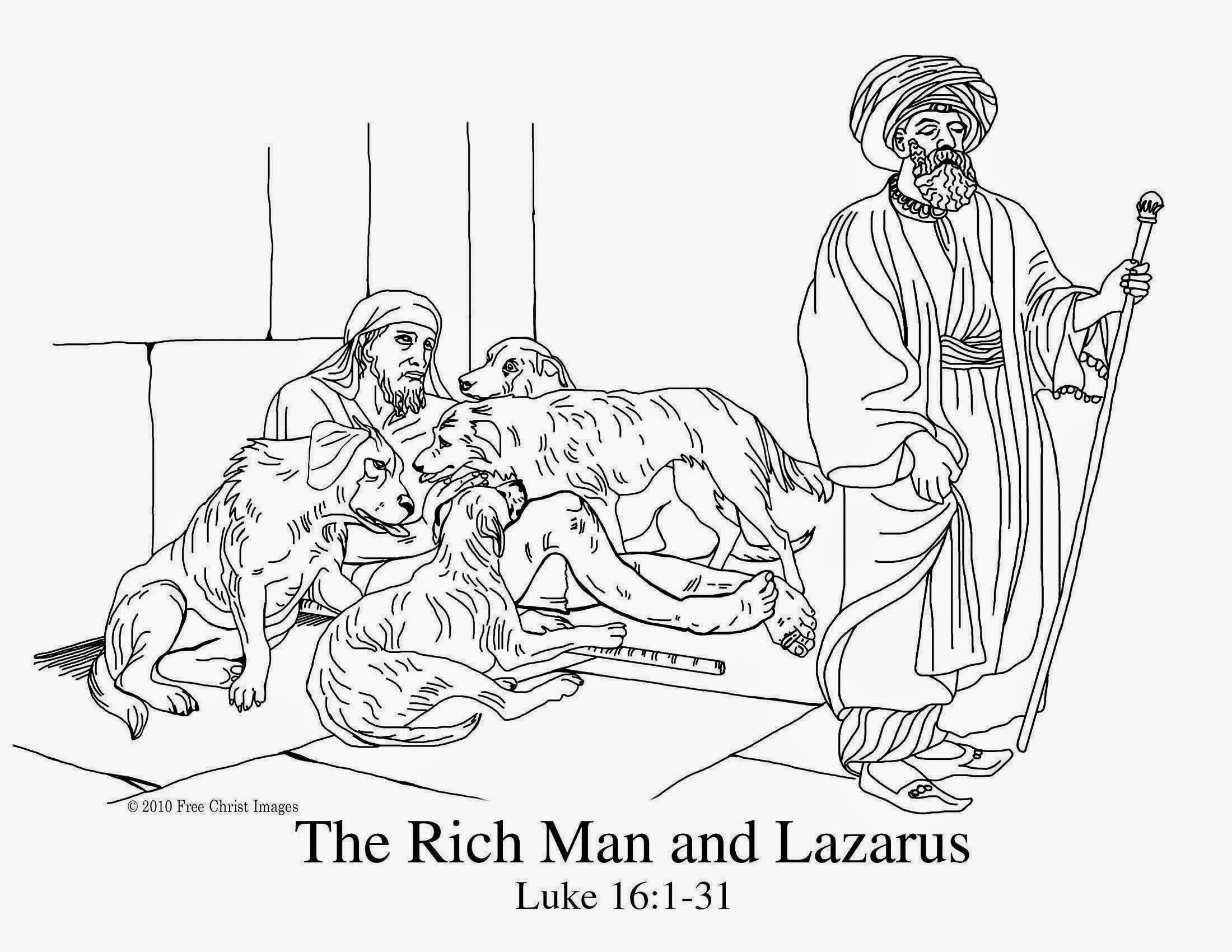 The best free Lazarus coloring page images. Download from 40 free