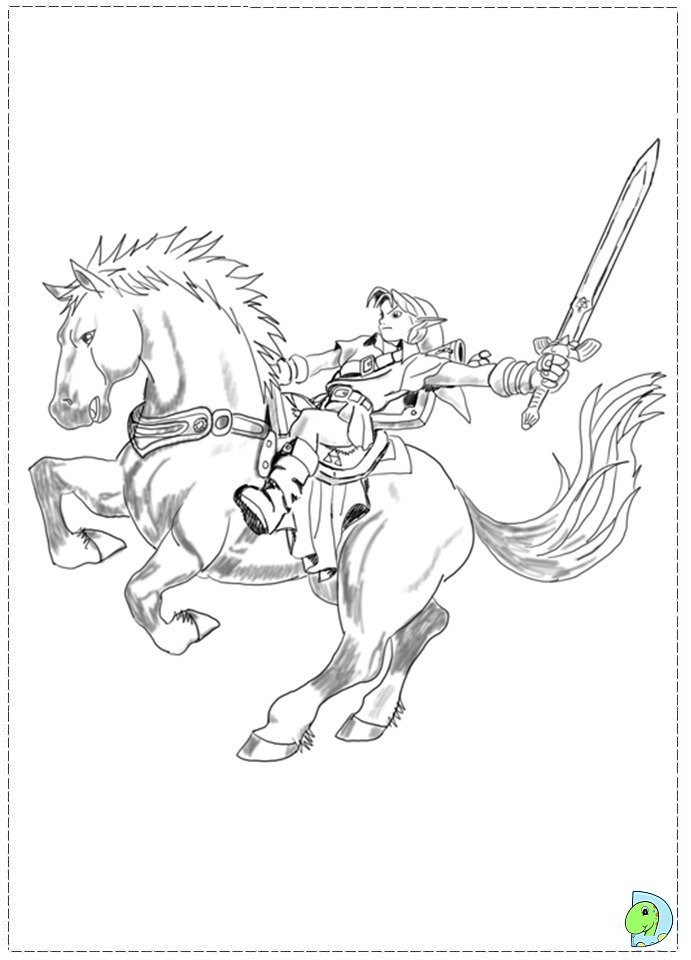 Zelda Coloring Pages - Coloring Pages Kids 2019