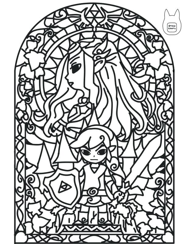 Legend Of Zelda Coloring Pages at GetDrawings | Free download