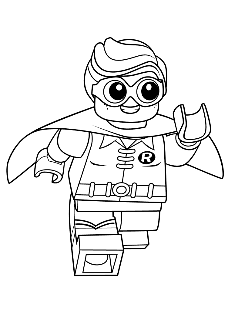 Lego Batman And Robin Coloring Pages At Getdrawings Free Download