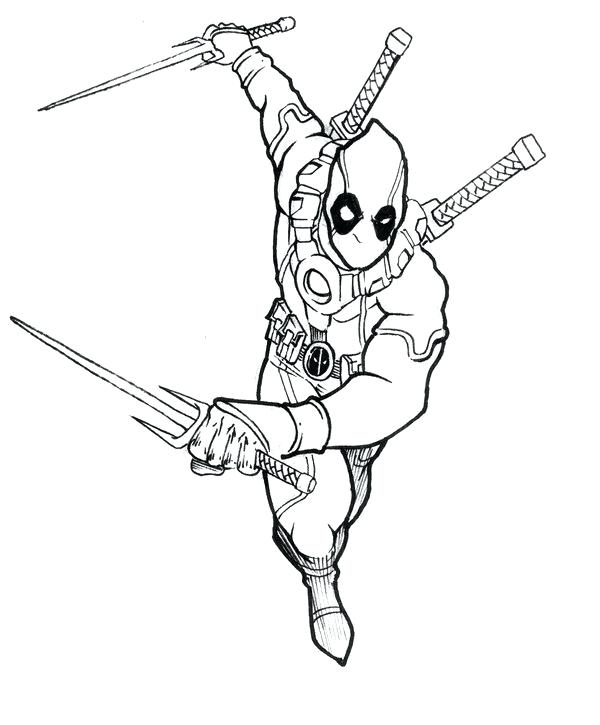 Lego Deadpool Coloring Pages at GetDrawings | Free download