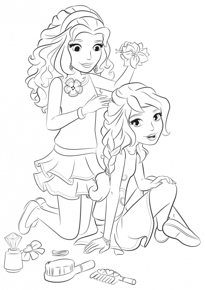 lego friends olivia coloring pages at getdrawings  free