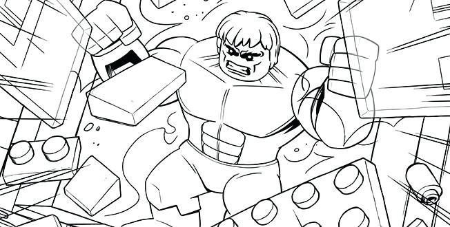 Lego Hulk Coloring Pages at GetDrawings | Free download