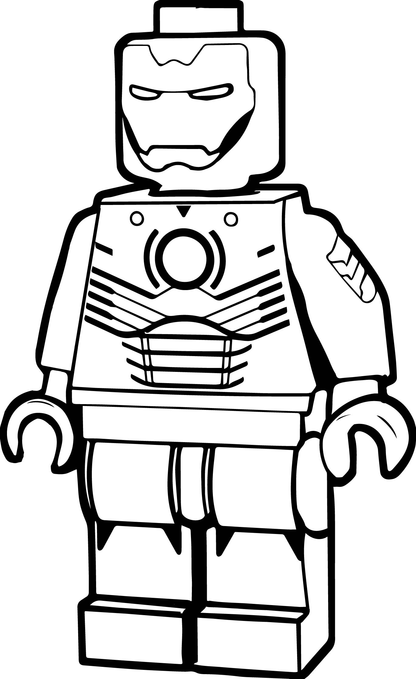 Lego Iron Man Coloring Pages at GetDrawings | Free download