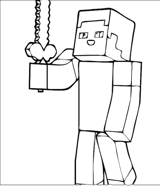 Lego Minecraft Coloring Pages at GetDrawings | Free download