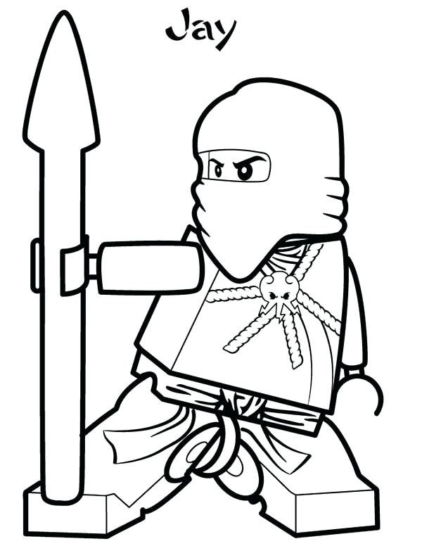 Lego Ninjago Jay Coloring Pages At Getdrawings 