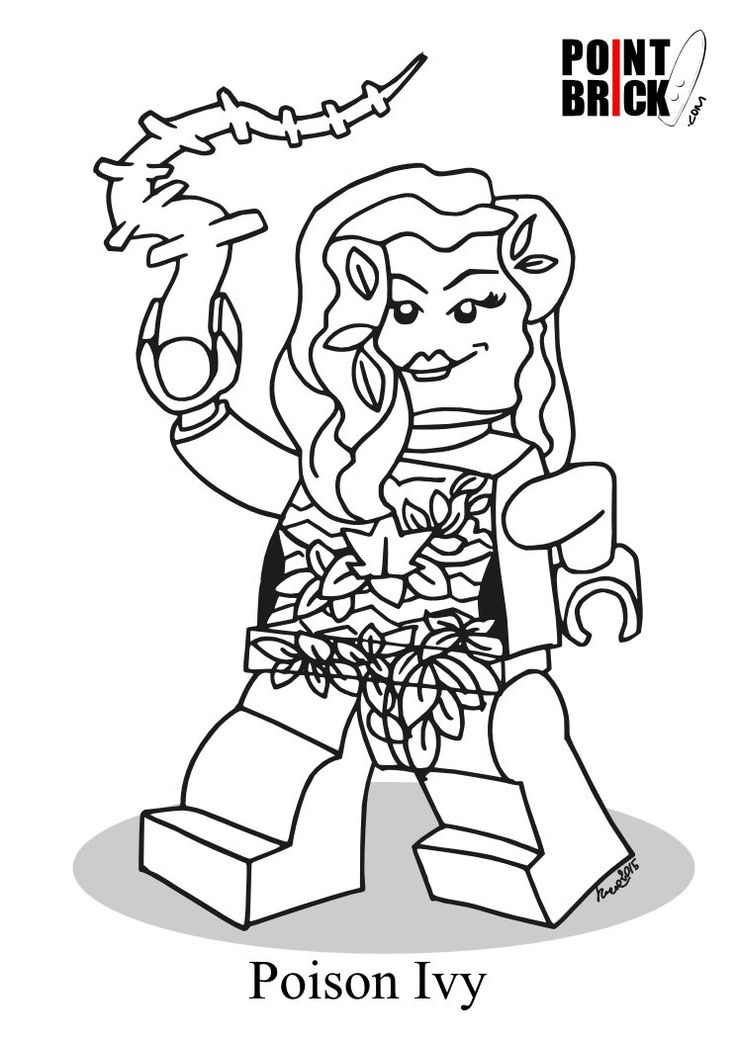 Lego Poison Ivy Coloring Pages At Getdrawings Free Download