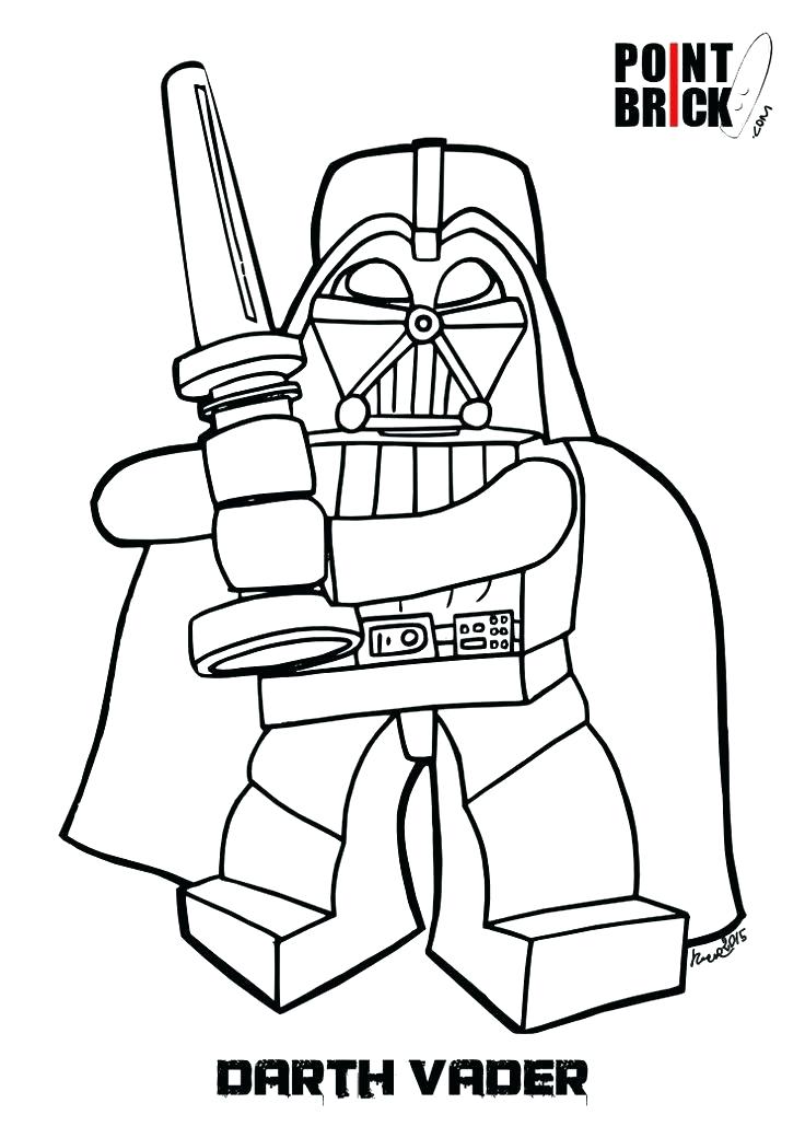 Lego Star Wars Darth Vader Coloring Pages At Getdrawings Free Download