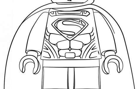 Lego Superman Coloring Pages at GetDrawings | Free download