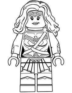 Lego Wonder Woman Coloring Pages At Getdrawings Free Download