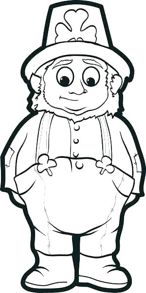 Leprechaun Face Coloring Pages at GetDrawings | Free download