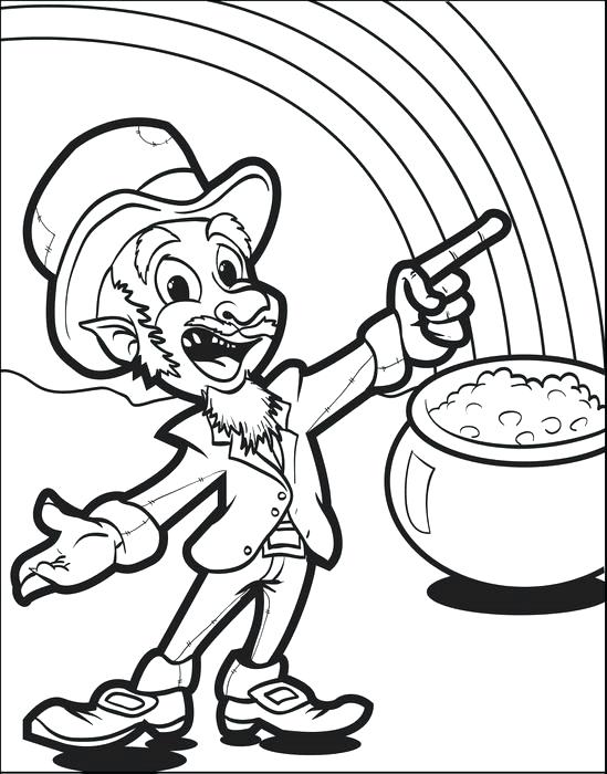 Leprechaun Hat Coloring Page at GetDrawings | Free download