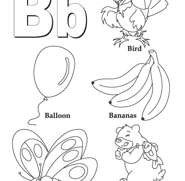 Letter B Coloring Pages For Toddlers at GetDrawings | Free download