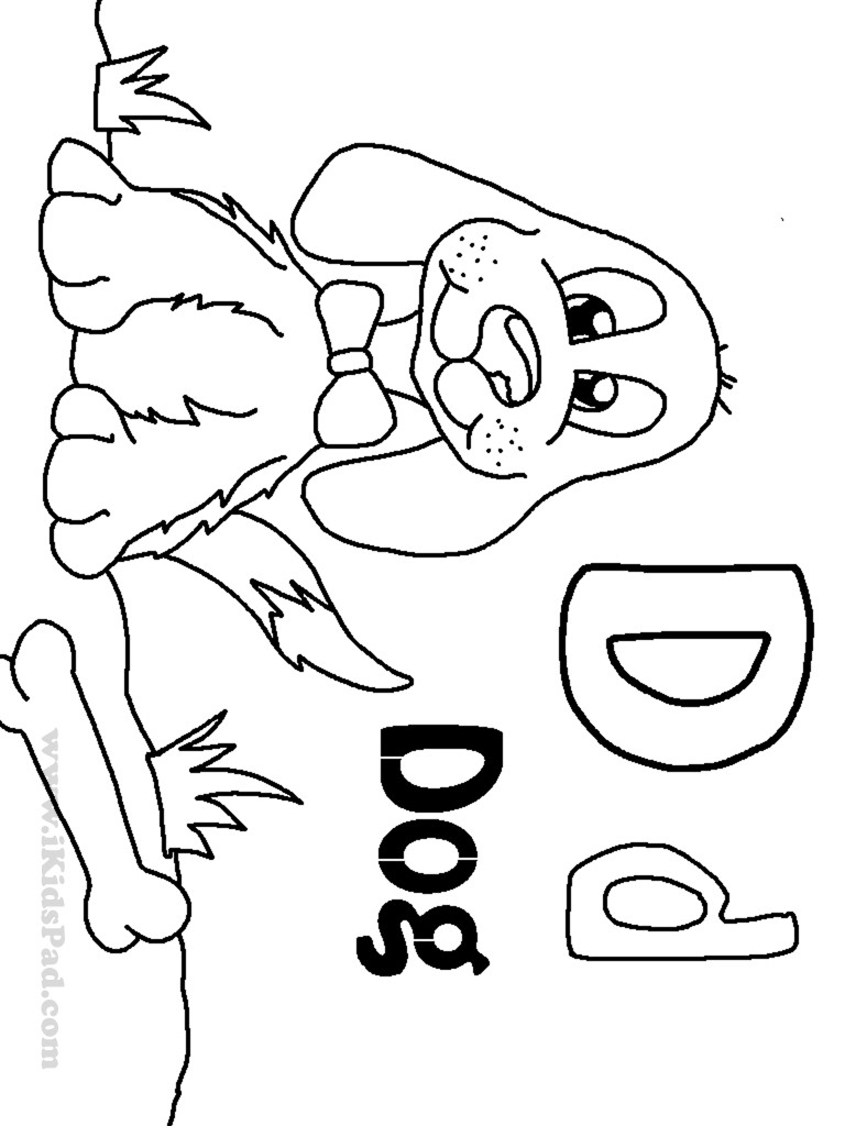Letter D Coloring Pages Preschool at GetDrawings | Free download