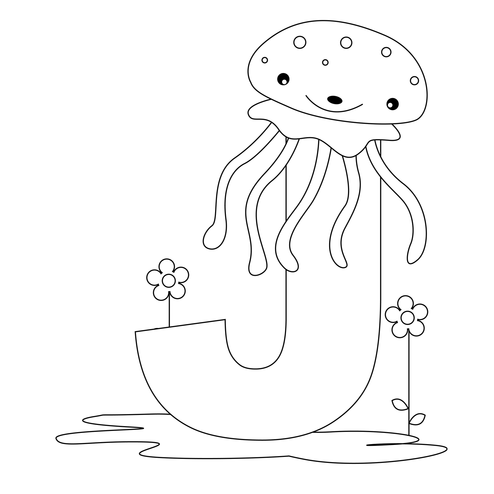 Letter J Coloring Pages For Preschool at GetDrawings | Free download
