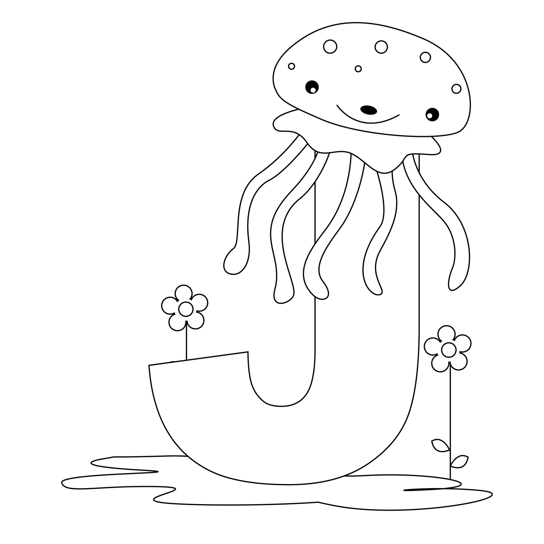 Letter J Coloring Pages For Preschool At GetDrawings Free Download