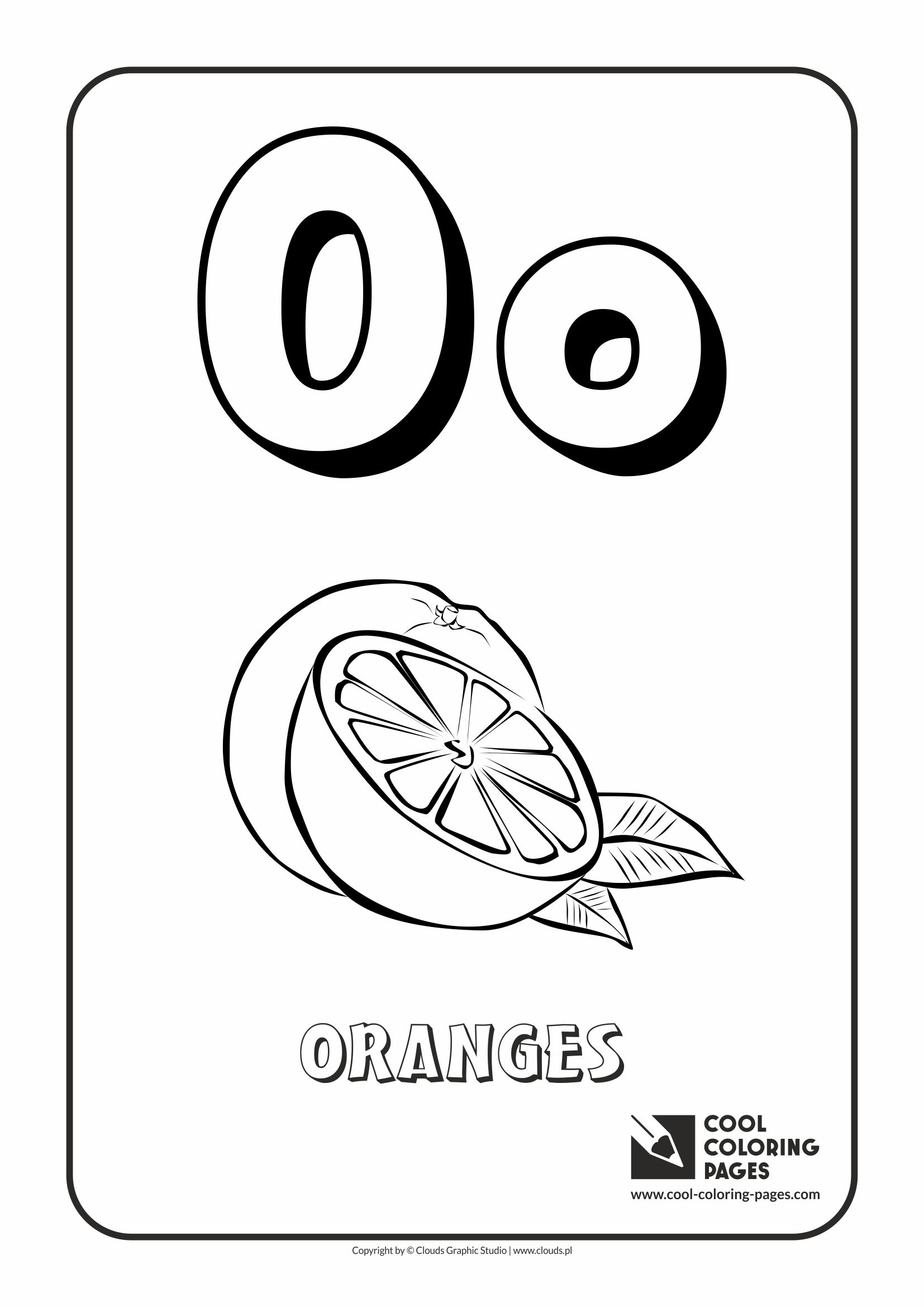 Letter O Coloring Pages At GetDrawings Free Download