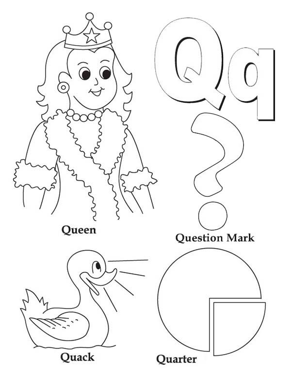 Letter Q Coloring Pages At GetDrawings Free Download