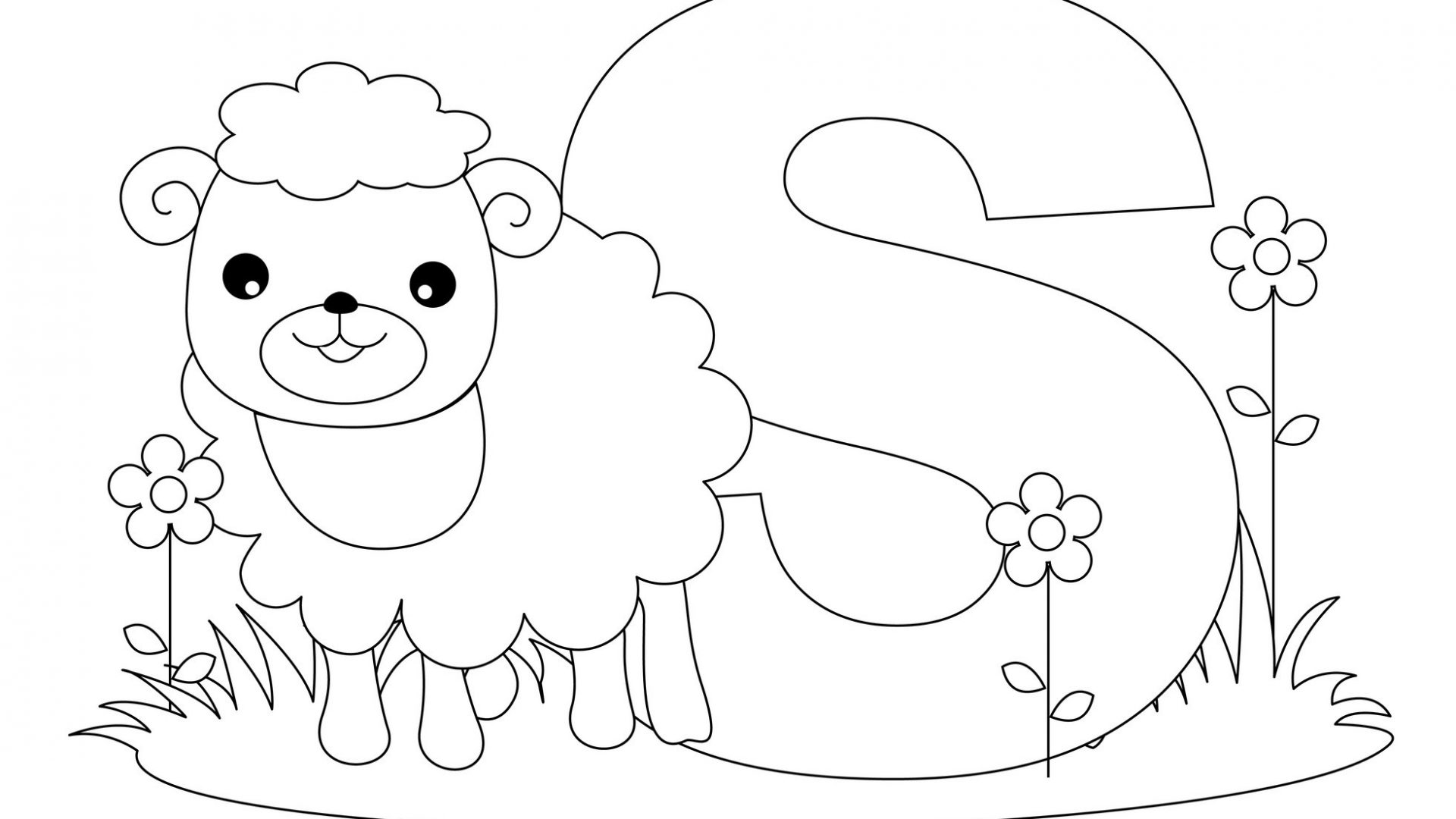 Letter S Coloring Pages Preschool at GetDrawings | Free download