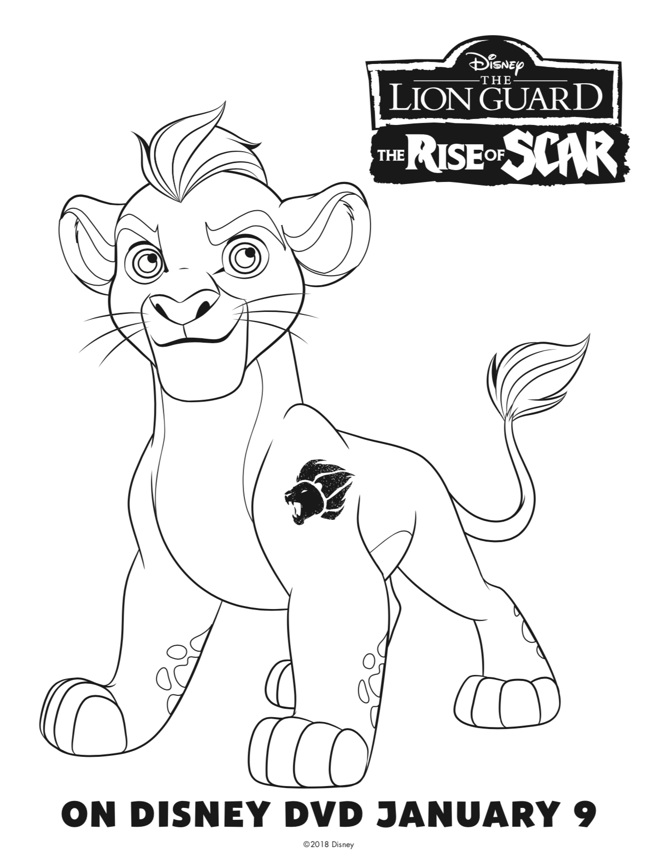Lion Guard Coloring Pages at GetDrawings | Free download