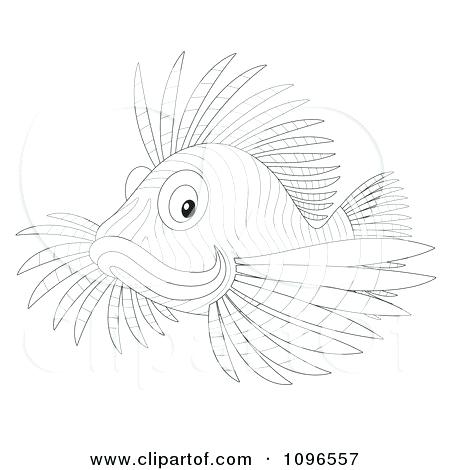 Lionfish Coloring Page at GetDrawings | Free download