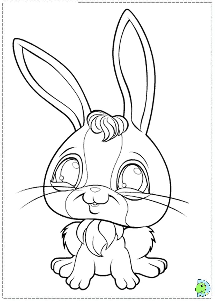 Littlest Pet Shop Coloring Pages Bunny at GetDrawings | Free download