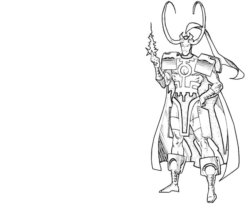 Loki Coloring Pages at GetDrawings | Free download