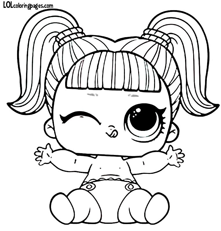 Lol Dolls Printable Coloring Pages At Getdrawingscom Free For
