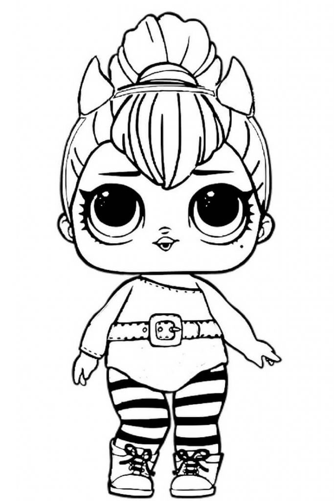 Lol Dolls Printable Coloring Pages At Getdrawingscom Free For