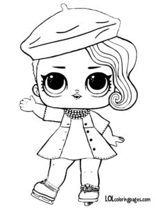 lol coloring doll surprise pages printable posh getdrawings