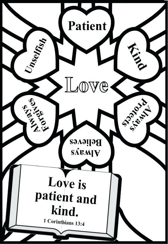 Love One Another Coloring Page at GetDrawings Free download