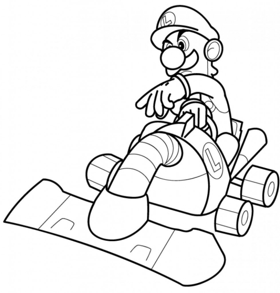 Luigi's Haunted Mansion Coloring Pages : Luigi Fighting Monster With