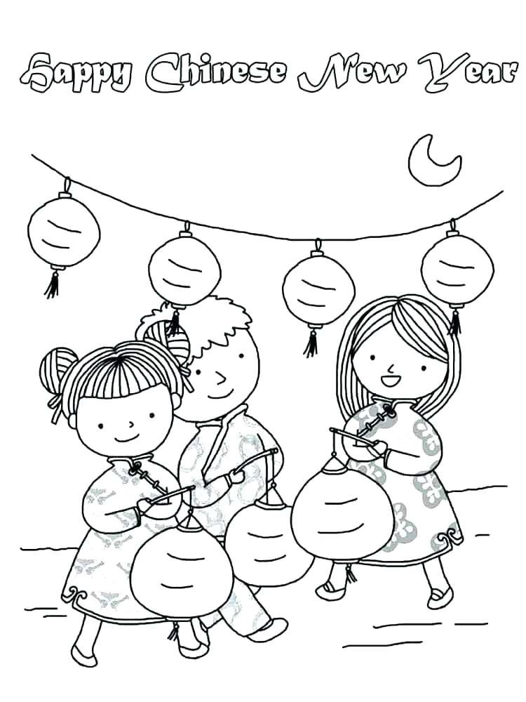 Lunar New Year Coloring Pages At GetDrawings Free Download