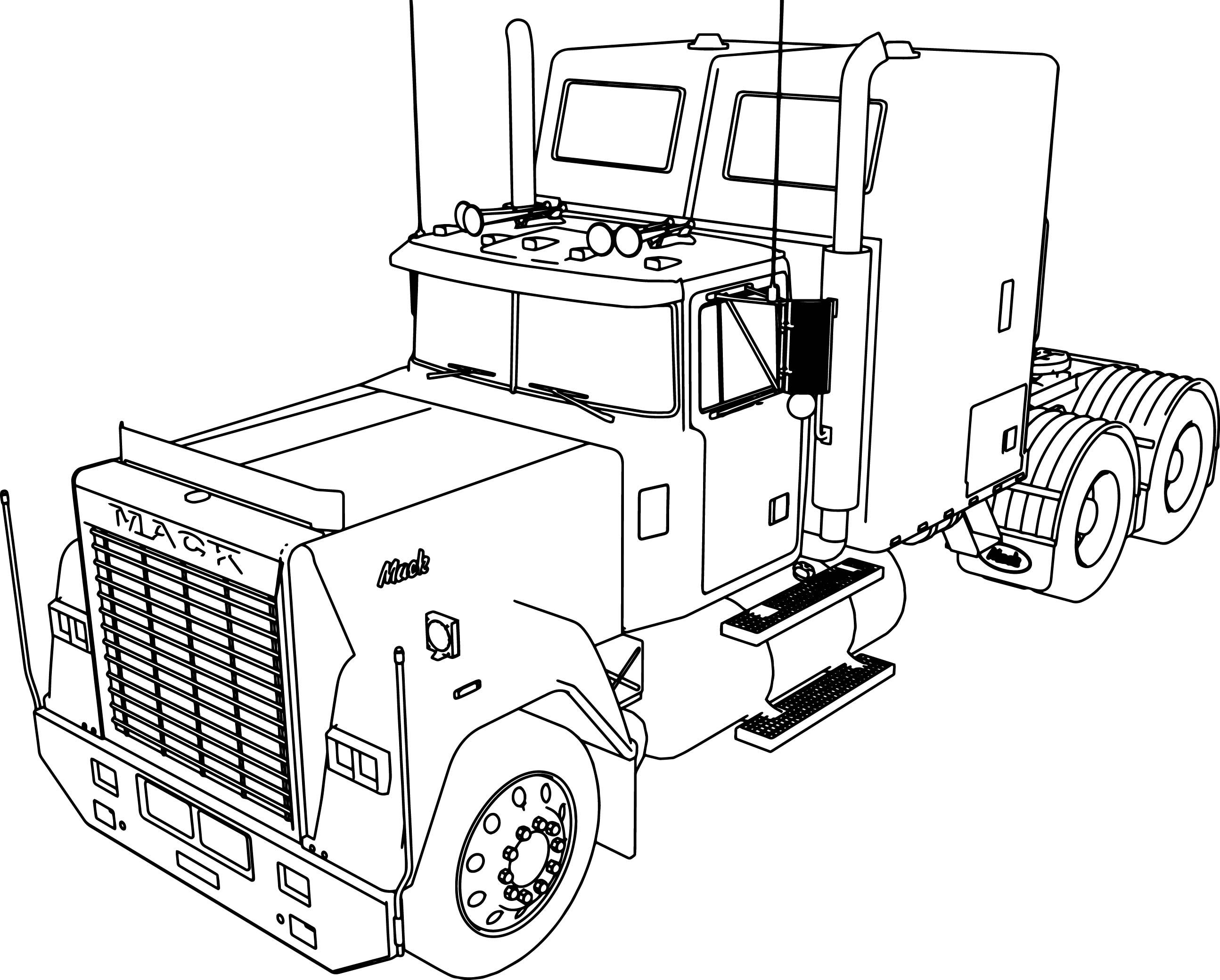 Mack Coloring Pages At Getdrawings Free Download