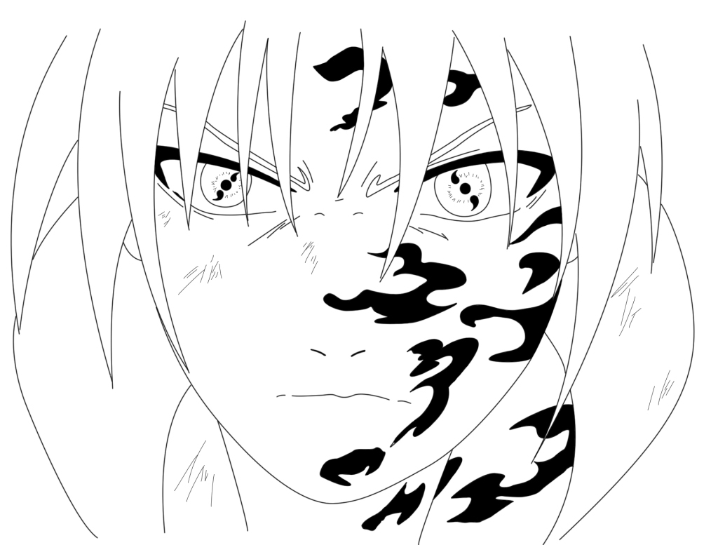 The best free Sasuke coloring page images. Download from 102 free