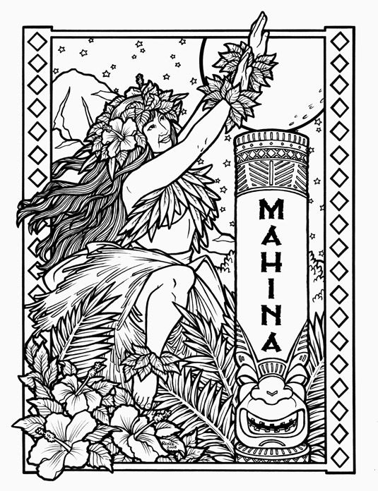 Maori Coloring Pages At Getdrawings 