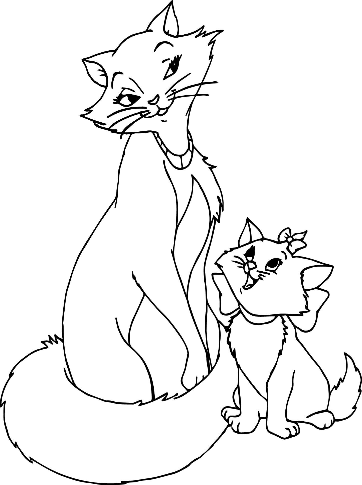 Marie Coloring Pages at GetDrawings | Free download
