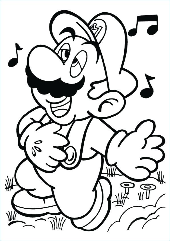 Mario Characters Coloring Pages At Getdrawings | Free Download